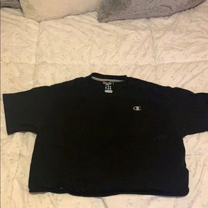 cropped champion tee